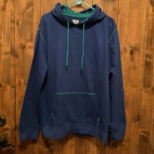 Mossimo Supply Co. Navy Hoodie with Teal Details